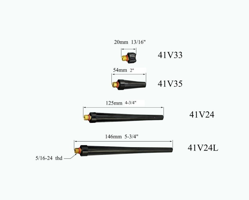 RIVERWELD رأس عدسة غاز RIVERWELD TIG 45V 13N فوهات الألومينا أكواب السيراميك 13N 53N 796F غطاء خلفي TIG 41V 598882 طقم حشوة الكوب بأحجام متنوعة يناسب SR WP 9 20 25 شعلة لحام TIG 46 قطعة - Image 3